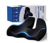 Simply Comfy Extra-Dense Memory Foam Seat Cushion for Hip, Tailbone, Coccyx