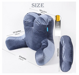 Simply Comfy Reading Pillow With Head Rest / Backrest Pillow With Arms
