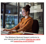 Simply Comfy Backrest Support Pillow For Office Comfort & Back Pain Relief