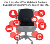 Simply Comfy Backrest Support Pillow For Office Comfort & Back Pain Relief