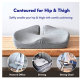 Simply Comfy Pressure Relief Seat Cushion & Butterfly Back Pillow Set
