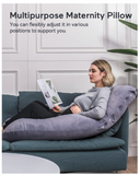 Simply Comfy Premium J Shaped Full Body Maternity Support Pregnancy Pillow