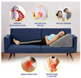 Simply Comfy 4 Piece Adjustable Bed Wedge Pillow Post Surgery Acid Reflux