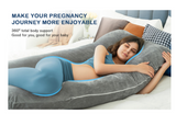Simply Comfy U-Shaped Pregnancy Pillow / Full Body Maternity Support Pillow