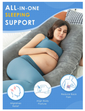 Simply Comfy U-Shaped Pregnancy Pillow / Full Body Maternity Support Pillow