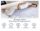 Simply Comfy Full Body Pregnancy Pillows For Pregnancy Breastfeeding Nursing
