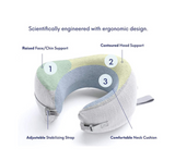 Simply Comfy Adjustable Travel Pillows For Neck, Spine & Back Pain Relief