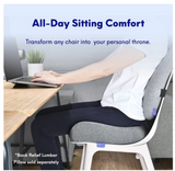 Simply Comfy Contoured Pressure Relief Seat Cushion For Office & Home Chair