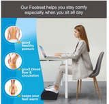 Simply Comfy Memory Foam Under-Desk Footrest Pillow For Home & Office Desk