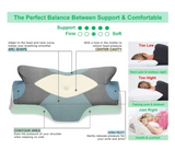 Simply Comfy Ergonomic Contour Memory Foam Pillow For Tension & Pain Relief