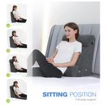 Simply Comfy 4 Piece Adjustable Wedge Pillow with Head Rest & Leg Support