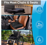 Cool Gel Enhanced Memory Foam Seat Support Cushion, Pillow For Office Chair