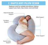 Simply Comfy C Shaped Pregnancy & Maternity Pillow
