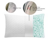 Simply Comfy Shredded Gel Infused Memory Foam Pillow For Chronic Back Pains