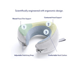 Simply Comfy Quality Travel Neck Pillow for Back Pain & Neck Tension Relief