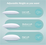 Simply Comfy Shredded Gel Infused Memory Foam Pillow For Chronic Back Pains