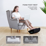 Simply Comfy Under Desk Non-Slip Ergonomic Foam Cushion Foot Rest Pillow