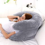 Simply Comfy L Shape Pregnancy Pillow