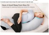 Simply Comfy L Shape Pregnancy Pillow