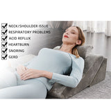 Simply Comfy Curved Adjustable Bed Wedge Pillow