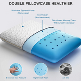 Simply Comfy Ventilated Cool Gel Infused Memory Foam Pillow