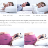 Simply Comfy Charcoal Infused Ventilated Memory Foam Pillow
