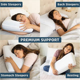 Simply Comfy Gel Infused Cooling Memory Foam Pillow With Bamboo Cover - photo 5