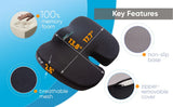Simply Comfy Memory Foam Seat Cushion / Pillow For Office Chair Twin Pack - photo 4