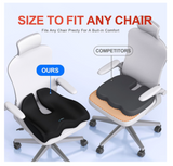 Simply Comfy Extra-Dense Memory Foam Seat Cushion for Hip, Tailbone, Coccyx