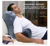 Simply Comfy Reading Pillow With Head Rest / Backrest Pillow With Arms