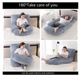 Simply Comfy Premium J Shaped Full Body Maternity Support Pregnancy Pillow