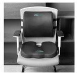 Memory Foam Office Seat Cushion & Cool Gel Lumbar Back Support Pillow Combo
