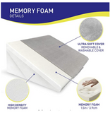 Simply Comfy 4 Piece Adjustable Bed Wedge Pillow Post Surgery Acid Reflux