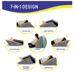 Simply Comfy Adjustable Wedge Pillow For Back Pain, Snoring & Acid Reflux