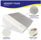 Simply Comfy Adjustable Wedge Pillow For Back Pain, Snoring & Acid Reflux