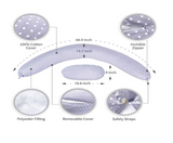 Simply Comfy Full Body Pregnancy Pillows For Pregnancy Breastfeeding Nursing