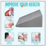 Simply Comfy 3 in 1 Bed Wedge Pillow For Acid Reflux, Sleep Apnea & GERD