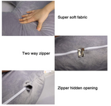 Simply Comfy Full Body Nursing Pregnancy Pillow L Shape Maternity Pillow
