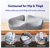 Simply Comfy Contoured Pressure Relief Seat Cushion For Office & Home Chair