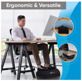 Simply Comfy Memory Foam Under-Desk Footrest Pillow For Home & Office Desk