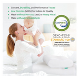 Simply Comfy Sandwich Memory Foam Pillow For Back Pain Relief & Snoring