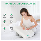 Simply Comfy Sandwich Memory Foam Pillow For Back Pain Relief & Snoring