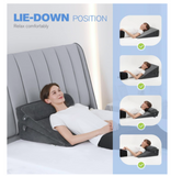 Simply Comfy 4 Piece Adjustable Wedge Pillow with Head Rest & Leg Support