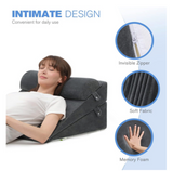 Simply Comfy 4 Piece Adjustable Wedge Pillow with Head Rest & Leg Support