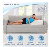 Simply Comfy Memory Foam Incline Pillow For Swelling, Knee Pain Circulation