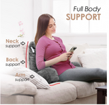 Simply Comfy Orthopedic Reading Pillow - Bed Rest Pillow Back Support Cushion