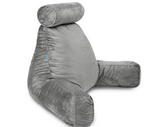Simply Comfy Reading Pillow With Removable Roll Neck Pillow For Support