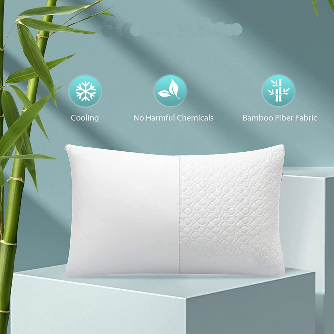 Simply Comfy Shredded Gel Infused Memory Foam Pillow For Chronic Back Pains