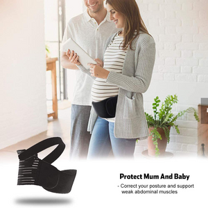 Simply Comfy Black Pregnancy Belt