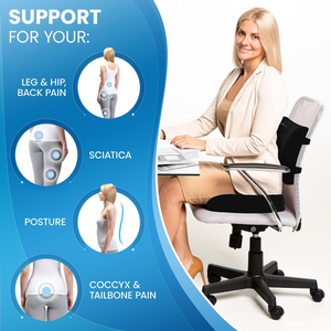 Simply Comfy Premium Office Seat Cushion Combo